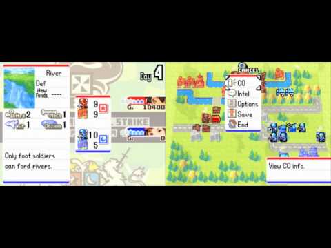 Advance Wars Dual Strike Hard Campaign Mission 1 (Jake's Trial)