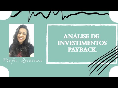 Vídeo Aula - Análise de investimentos - Payback