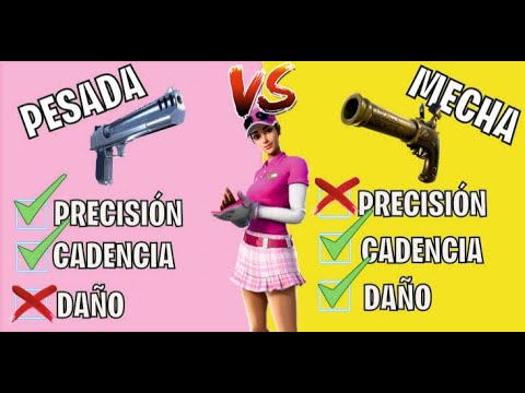 🔴 PISTOLA DE MECHA VS PISTOLA PESADA ¿Cual es mejor? ANÁLISIS || MEJOR PRECISIÓN, MAS DAÑO 🔴