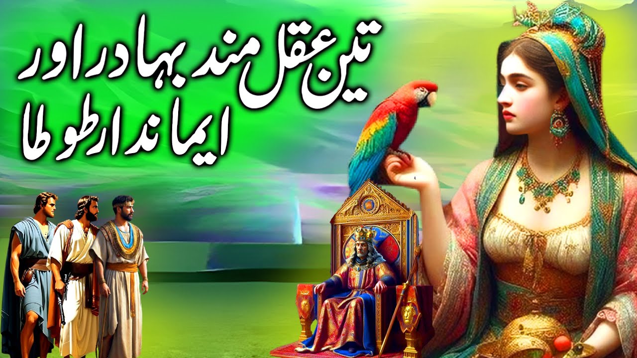 Teen Aqalmand Bahadur aur Emandar Tota || Teen shehzadiyan aur teen Bhai || urdu kahani waqia