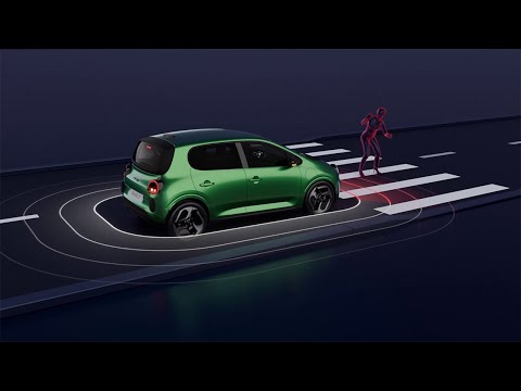 Renault Twingo E-Tech electric - video uputstvo - aktivni sistem za kočenje u hitnim slučajevima