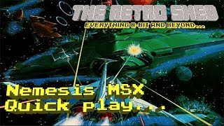 Nemesis / Gradius MSX : The Retro Shed