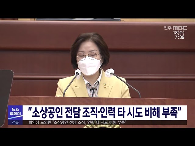 ''소상공인 전담 조직·인력 타 시도 비해 부족''