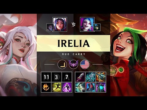 Irelia ADC vs Jinx - NA Master Patch 25.17