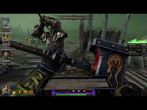 Vermintide 2 - 2man Cataclysm - Saltzpyre Warrior Priest of Sigmar - The War Camp - 4k