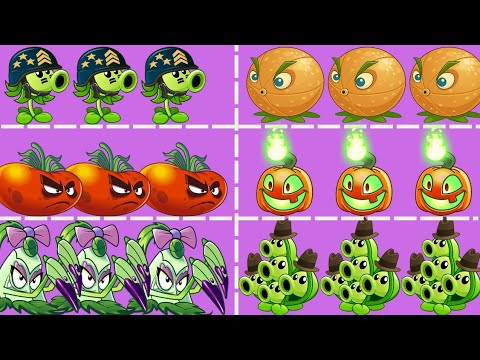 Plants vs. Zombies 2 Team Plant Battlez | Random 6 Best Plants Battlez - Who Will Win?