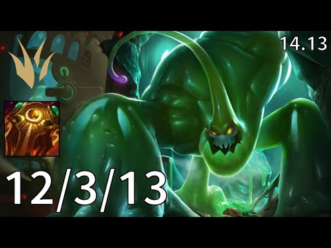 Zac Jungle vs Diana - EUW Grandmaster | Patch 14.13