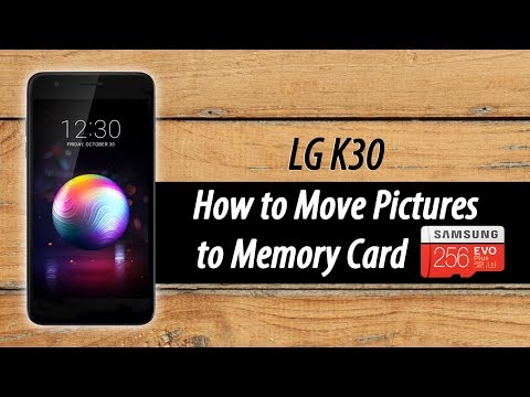 LG K30 How to Move Pictures to Your Memory Card