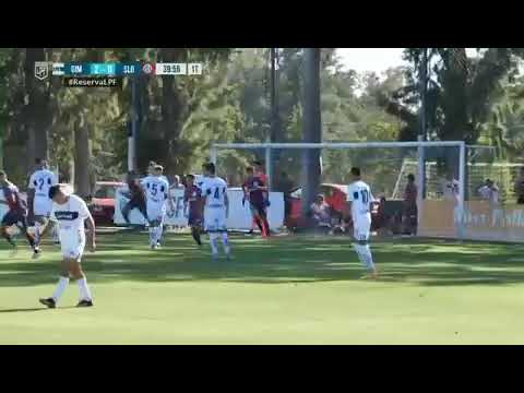 DIVISION RESERVA - GOL DE SIMON PEREZ  vs  GIMNASIA LP / AÑO 2022