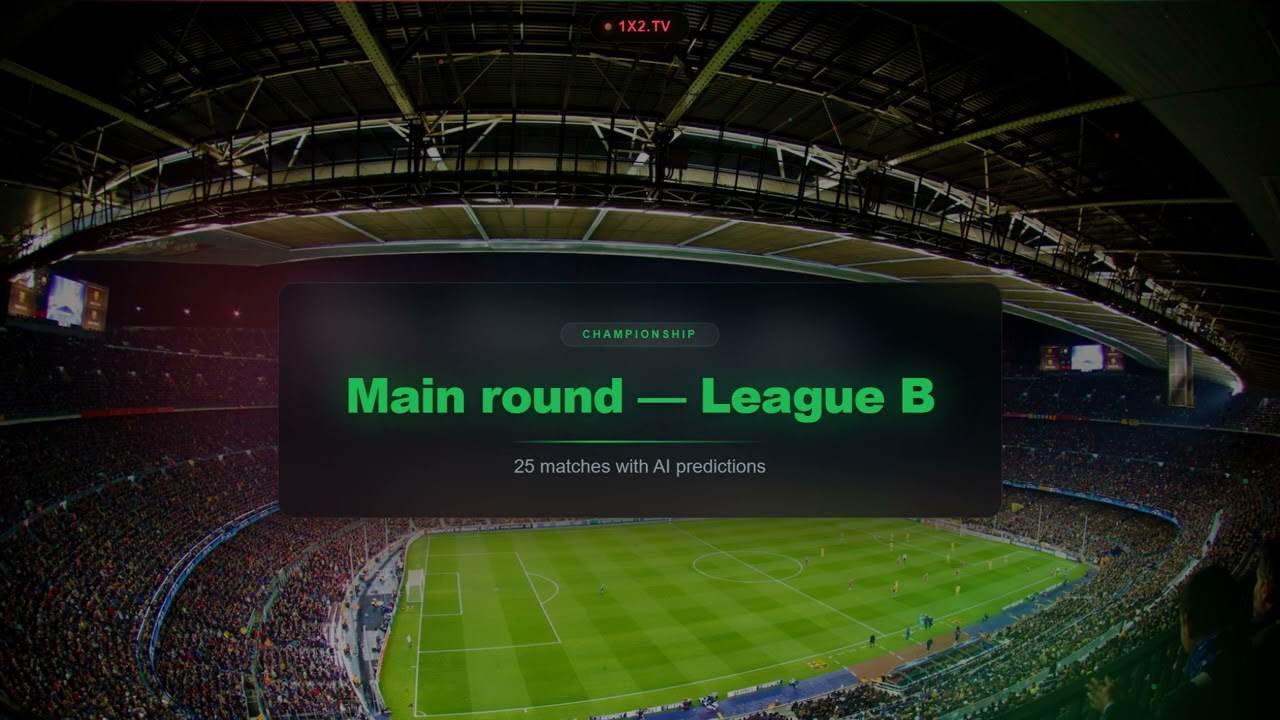 Football Predictions May 22, 2026 | Série A, Main round — League B & 692+ Matches | 1X2.TV
