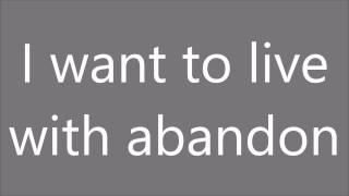 Live With Abandon | Newsboys | Lyrics