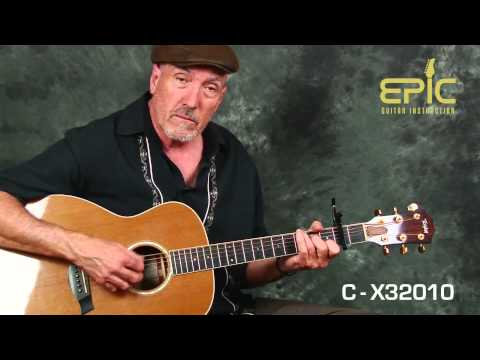 Learn EZ classic country music Jimmie Rogers Standing On The Corner guitar lesson w/ chords strums