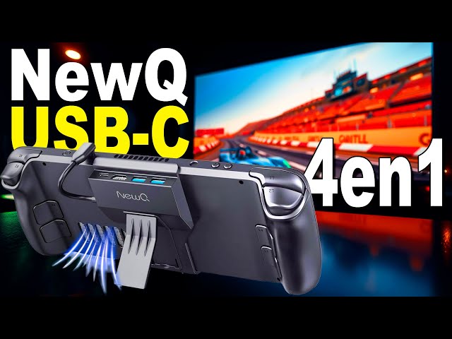 Vídeo relacionado con Soporte de refrigeración RGB para Steam Deck, con base de carga dual y gancho dedicado para auriculares, base de carga USB-C, organizador para controladores, soporte de accesorios de escritorio