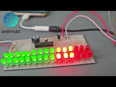 Easy Audio VU Meter Project Using AN6884