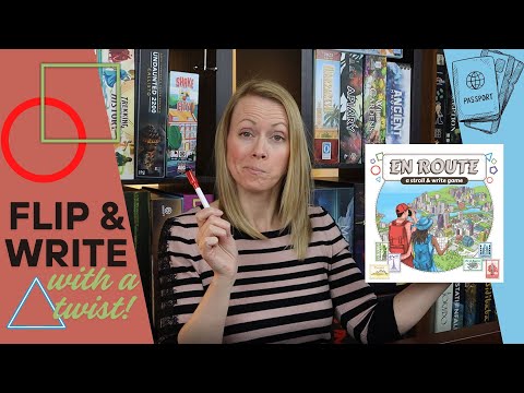EN ROUTE | Stroll Your Way to Victory in this Flip & Write! (Review)