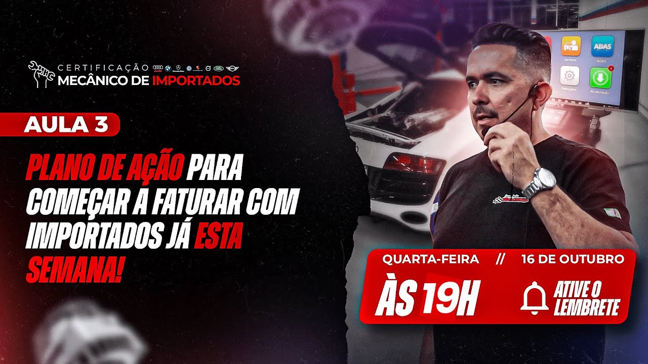 AULA 3 | Mecânico O plano Prático para faturar 6x mais essa semana.