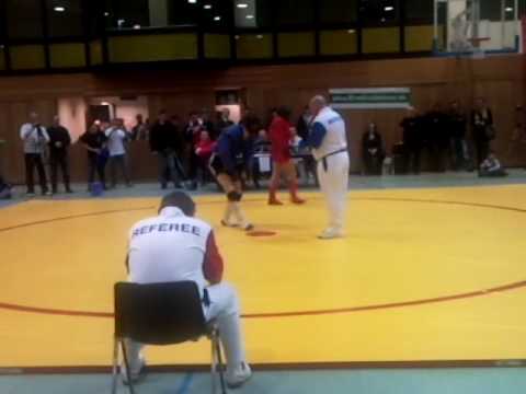 Willi Frank (in Rot) Sambo Combat DM2010