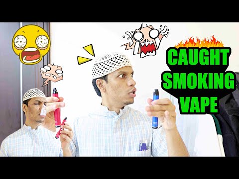 Father Catches Son Smoking Vape