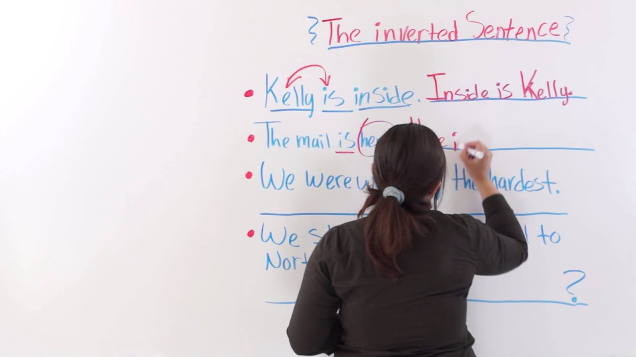 Inverted Sentences In English