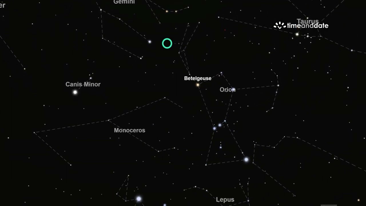 Orionid Meteor Shower Radiant,  21–22 October, 2026, New York City