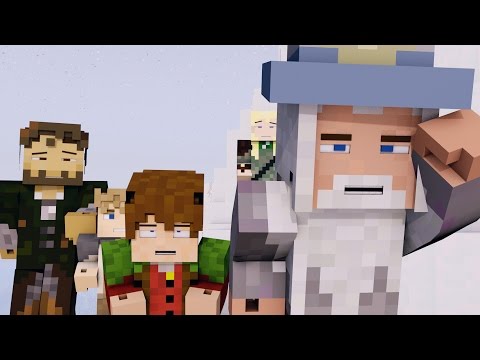 Minute Minecraft Parodies - Minecraft Parody - LORD OF THE RINGS: FELLOWSHIP OF THE RING! - (Minecraft Animation)