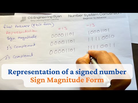 Lec 07 Binary Arithmetic Operations in Number System Explain with examples CSE GYAN