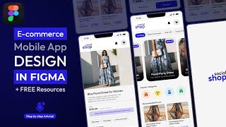 Ecommerce App Design in Figma | FREE Resources