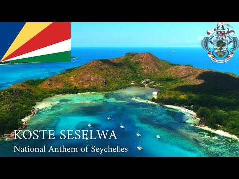 National Anthem of Seychelles | Koste Seselwa (With Lyrics, English Translation & Island Scenery)