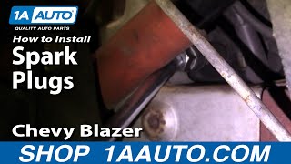 How to Replace Spark Plugs 96-05 Chevy Blazer S10