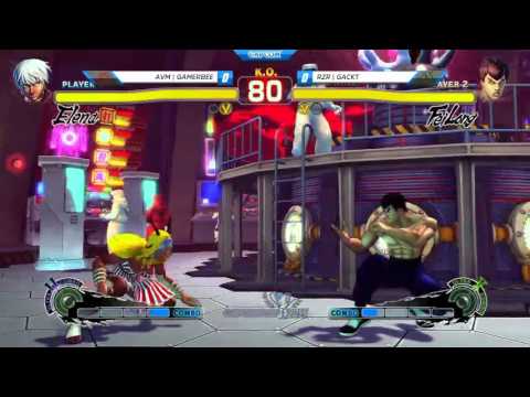 AV|Gamer bee vs RZR|Gackt  Capcom Cup 2015