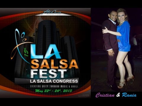 Cristian Oviedo & Rania Tyliou (Salsa Sinners)| 15th LA Salsa Congress 2013 | Social Dancing