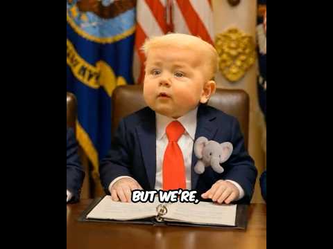 Baby Trump   “We're only gonna cut Democrat programs” #babytrump #naptimenews