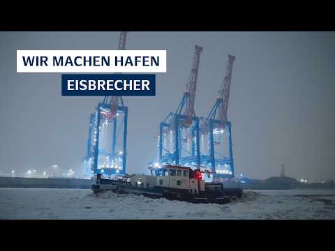 Eiszeit im Hamburger Hafen: Mit dem Eisbrecher durch die Elbe