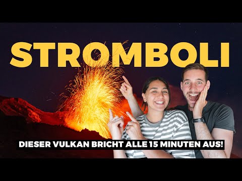 We hike up an active volcano I Stromboli - Sicily