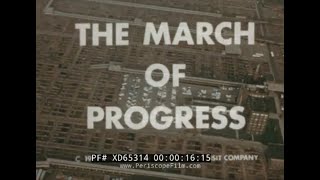 &quot; THE MARCH OF PROGRESS &quot; UNION STOCK YARD, CHICAGO   BEEF CATTLE &amp; PORK INDUSTRY  CORN BELT XD65314