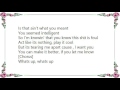 Jagged Edge - Who You Wit Lyrics