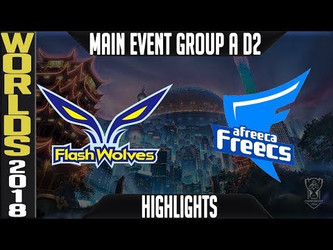 FW vs AFS Highlights | Worlds 2018 Group A Day 2 | Flash Wolves(LMS) vs Afreeca Freecs(KoreaLCK)