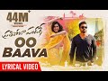 OO BAAVA Lyrical Video | Prati Roju Pandaage | Sai Tej | Raashi Khanna | Maruthi | Thaman S