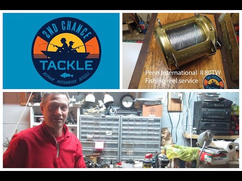 Penn International II 80TW large saltwater fishing reel how to service