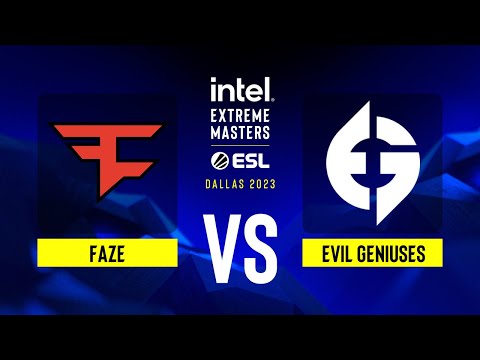 FaZe vs. Evil Geniuses - Map 1 [Mirage] - IEM Dallas 2023 - Upper bracket