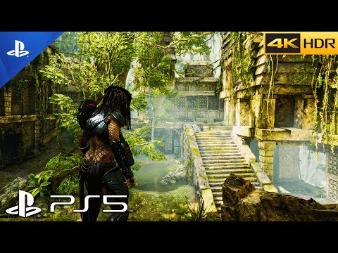 (PS5)Predator: Hunting Grounds Female Predator Gameplay | ULTRA Realistic Graphics [4K 60FPS HDR]