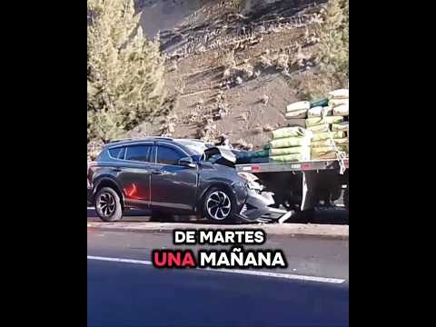 Accidente cerca la Bóveda San José Chiquilajá Autopista Los Altos Km 195.5 Quetzaltenango Guatemala.