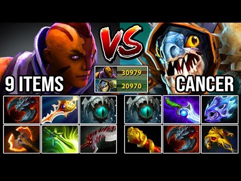 7.22H INFINITY WAR!!! +350 Agility Slark Vs HARD Anti Mage EPIC Max Slotted Battle DotA 2