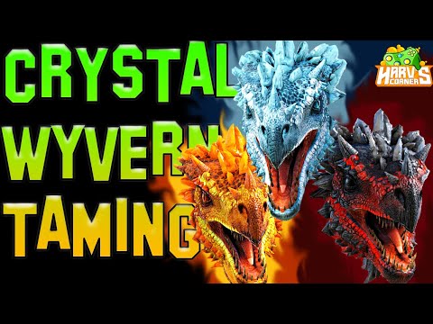 Ark How To Tame Crystal Wyverns - Ark Survival Evolved