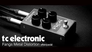 TC Electronic Fangs Metal Distortion effektpedál
