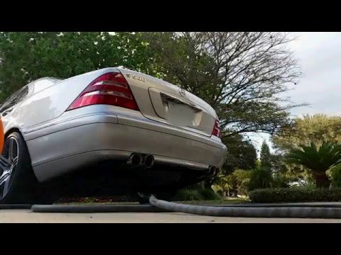 W220 S500 Mercedes Benz Muffler and Cat Delete (HD)