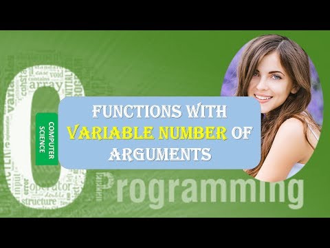 Functions with Variable Number of Arguments in C Programming