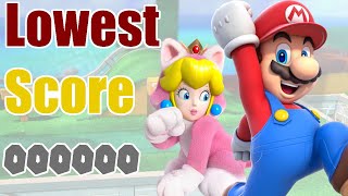 What is the Lowest Possible Score Required to Beat Super Mario 3D World? -Low Score Challenge MQDEFAULT Thumbnail