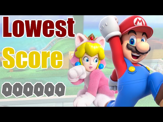 What is the Lowest Possible Score Required to Beat Super Mario 3D World? -Low Score Challenge SDDEFAULT Thumbnail