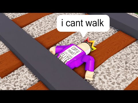 i Ragdoll into a MOVING TRAIN on Roblox